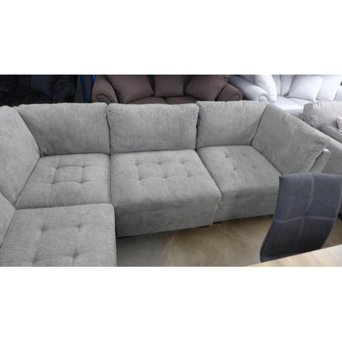 1419 - Tisdale 6 Piece Fabric Sofa Large modular Sectional, Original RRP - £1916.66 + VAT (4157-19) *This l... 