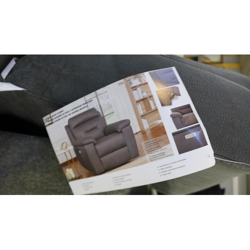 1490 - Kuka Fabric Recliner Greypower Recliner, Original RRP - £499.99 + VAT (4157-22) *This lot is subject... 