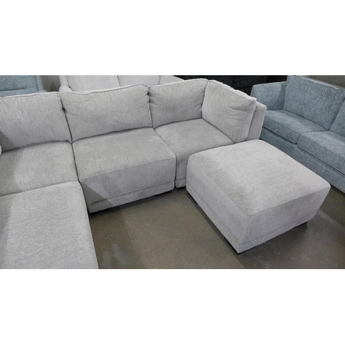 1493 - Zoy Waterfall 6 Piece Sofa Modular Sectional, Original RRP - £1833.33 + VAT (4157-8) *This lot is su... 