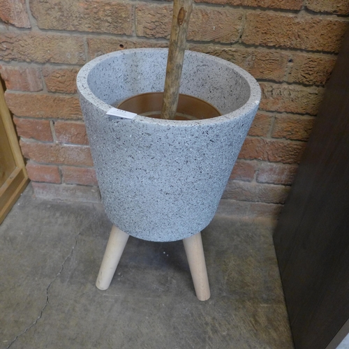 1513 - A grey granite effect planter (2802827)   #