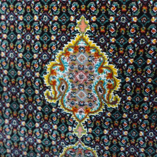 1574 - A fine woven full pile Iranian runner with medallion design runner