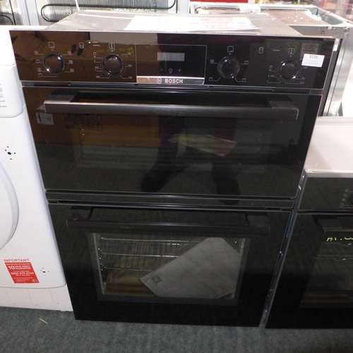 3216 - Bosch Serie 4 Built-In Double Oven - H888xW594xD550   Model No MBS533BB0B, Original RRP £749.17inc V... 