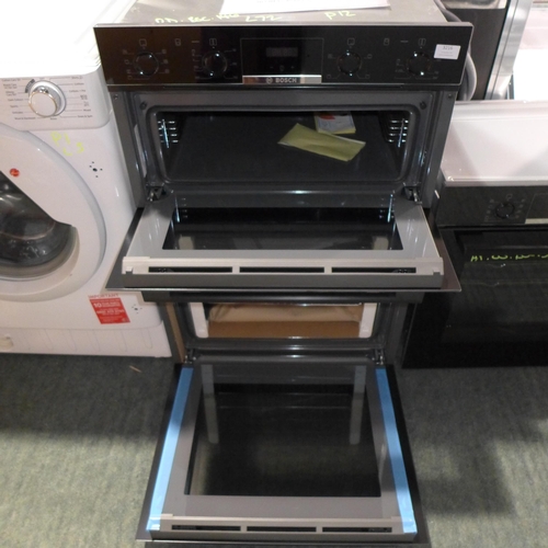 3216 - Bosch Serie 4 Built-In Double Oven - H888xW594xD550   Model No MBS533BB0B, Original RRP £749.17inc V... 