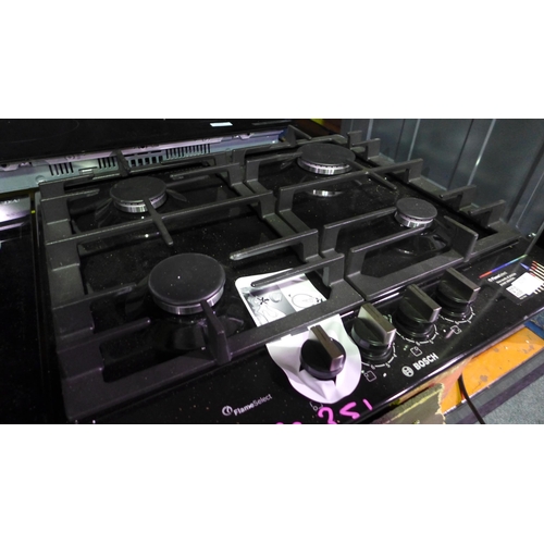 3258 - Bosch Gas 4 Burner Hob With Flameselect - H45xW582xD520  Model No - PCP6A6B90, Original RRP £237.5 i... 