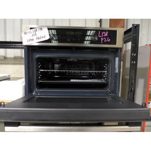 3001 - Zanussi Combi Oven. Model No - ZVENM7X1, Original RRP £524.17 inc vat (368 -  138)   * This lot is s... 