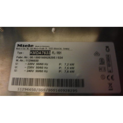 3006 - Miele Venting Hob - H200xW800xD520   Model No - KMDA7633 FL, Original RRP £2640.83 inc vat (368 -  1... 