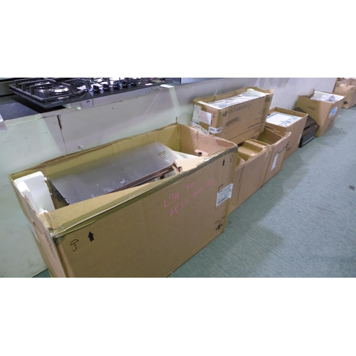 3058 - 6 Various cooker/Canopy Hood  (368 -  4,30,34,100,101,109)   * This lot is subject to vat