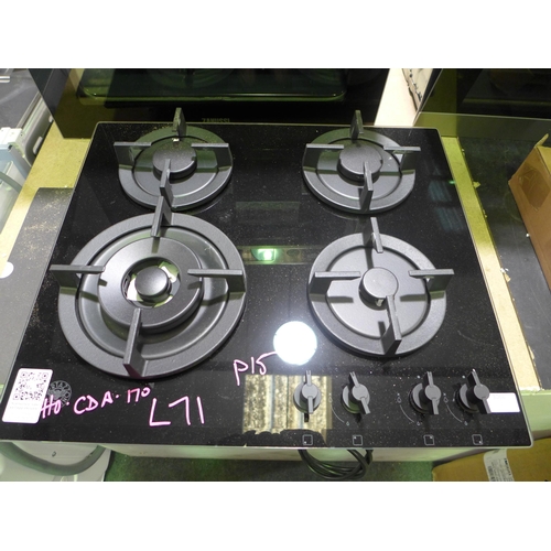 3066 - Bertazzoni 4-Burner Gas On Glass Hob (368 -  71)   * This lot is subject to vat