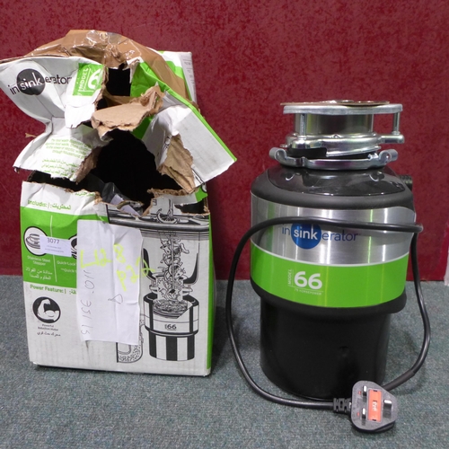 3077 - Insinkerator 66 Waste Disposal Unit  Model No 77971H, Original RRP £332.50inc VAT  ( 369-128 )  * Th... 