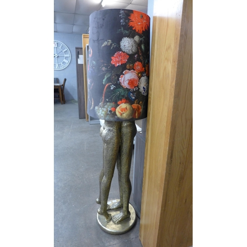 1512 - An Embracing Lovers floor lamp