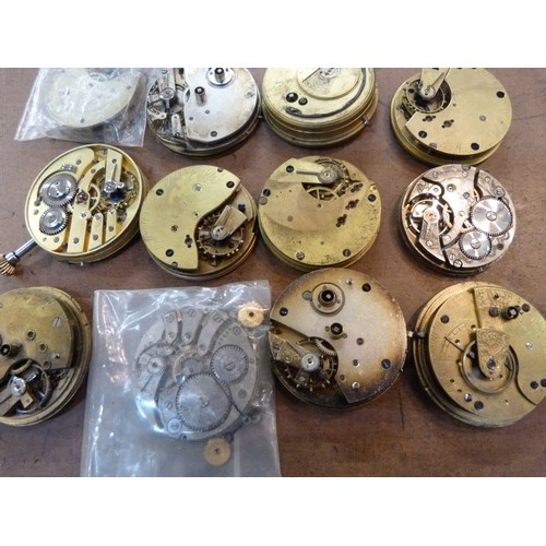 851 - Pocket watch movements