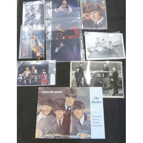 740 - Paul McCartney concert photographs, The Beatles photographs, posters and cuttings