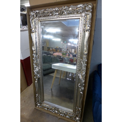 1414 - An large ornate framed mirror