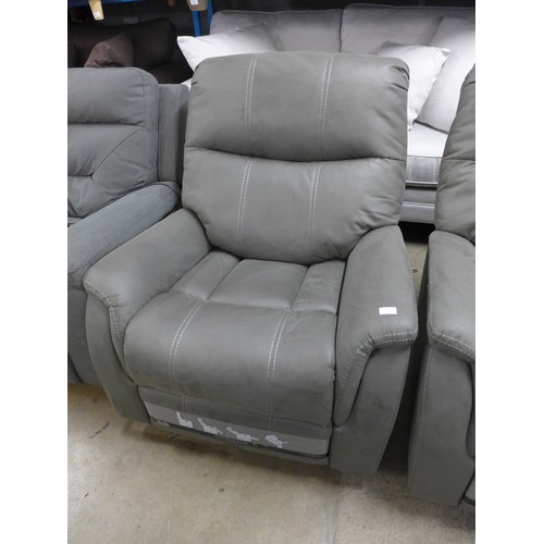 1433 - Barcalounger Fabric Power rocker Recliner, Original RRP - £441.66 + VAT (4156 - 28) *This lot is sub... 