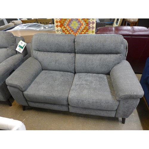 1406 - Grace Charcoal Fabric 2 Seater Recliner, Original RRP - £816.66 + VAT (4156 - 3) *This lot is subjec... 