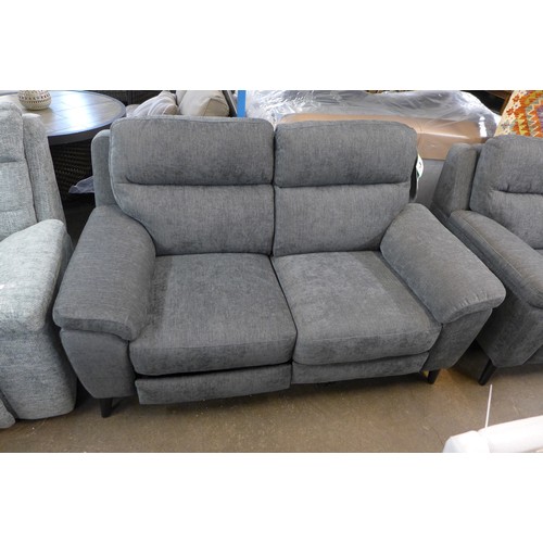 1407 - Grace Charcoal Fabric 2 Seater Recliner, Original RRP - £816.66 + VAT (4156 - 4) *This lot is subjec... 