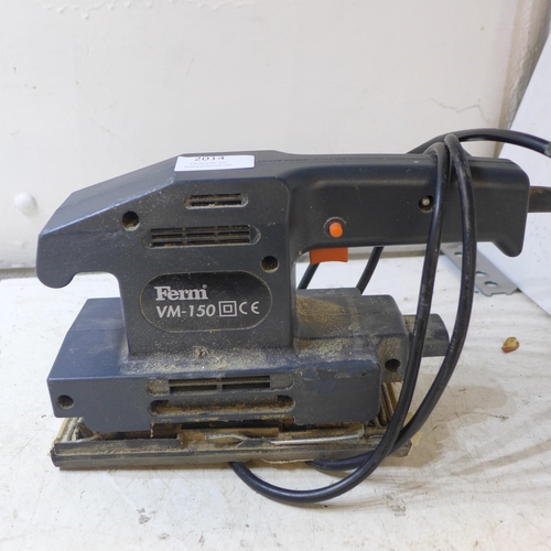 2013 - MacAllister sander ( failed electric test sold as scrap) Bosch heat gun and half sheet sander