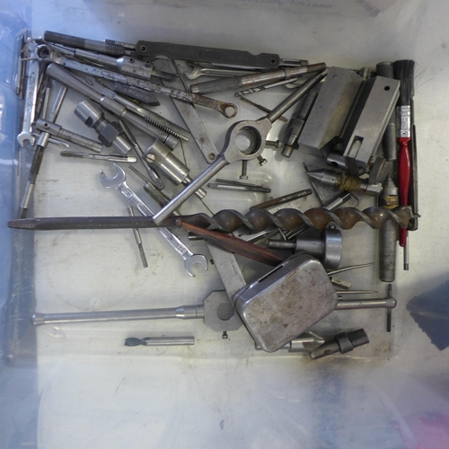 2004 - Approx. 30 taps and dies and other metalworking tools