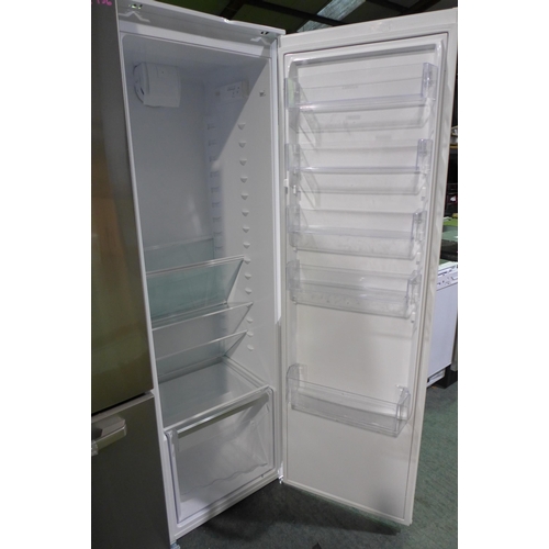 3023 - Zanussi Integrated Tower Fridge - H1772xW548xD549  Model No - ZRDN18FS1, Original RRP £640.83 inc va... 