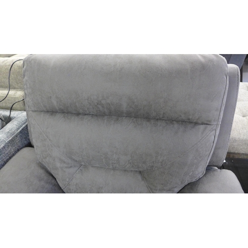 1474 - Kuka Fabric Recliner Grey power Recliner, Original RRP - £499.99 + VAT (4157-22) *This lot is subjec... 