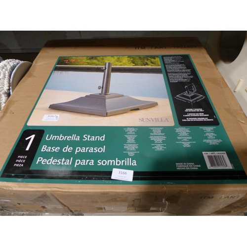 3166 - Sunvilla Umbrella Base (270Z - 5), Original RRP £74.99 + vat   * This lot is subject to vat