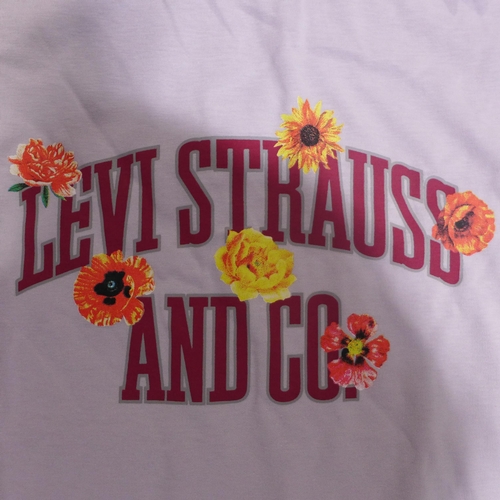 3195 - Large bag of women's Levi floral print T-shirts, mixed sizes * this lot is subject to VAT