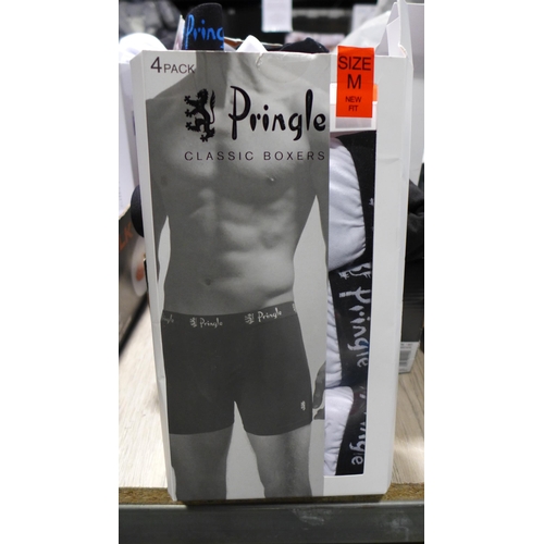 3198 - Box of assorted men's Pringle underwear, size M * this lot is subject to VAT