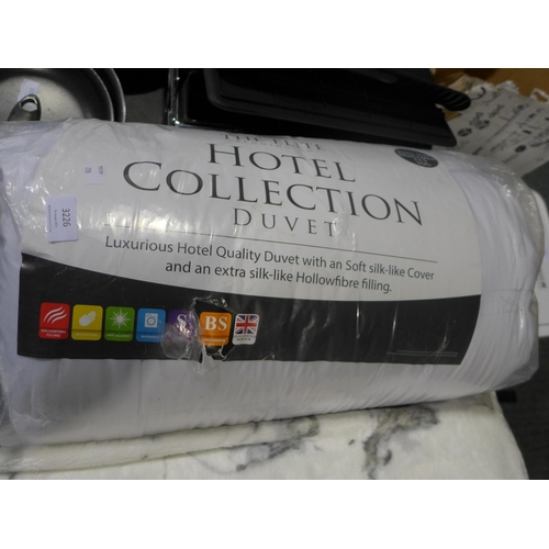 3226 - Hotel Collection King Size 13.5 Tog Duvet 225 x 220cm (278-809)  * This lot is subject to vat