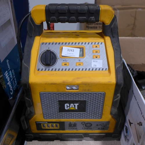 3243 - Cat Jump Starter 1200 Amp (278-139)  * This lot is subject to vat