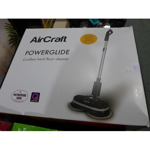 3245 - Aircraft Powerglide Floor Cleaner with Battery, original RRP £164.99 + VAT (278-46) * This lot is su... 