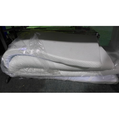 3264 - Panda Memory Foam Mattress Topper - Double    (237-237)  * This lot is subject to vat