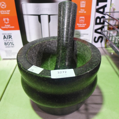 3272 - Cole & Mason Pestle & Mortar 18cm   (278-247)  * This lot is subject to vat