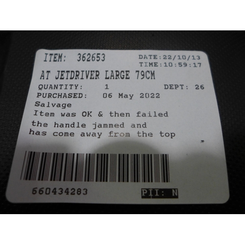 3304 - At Jetdriver Large 79cm  4-wheel hardside spinner case *This item is subject to VAT