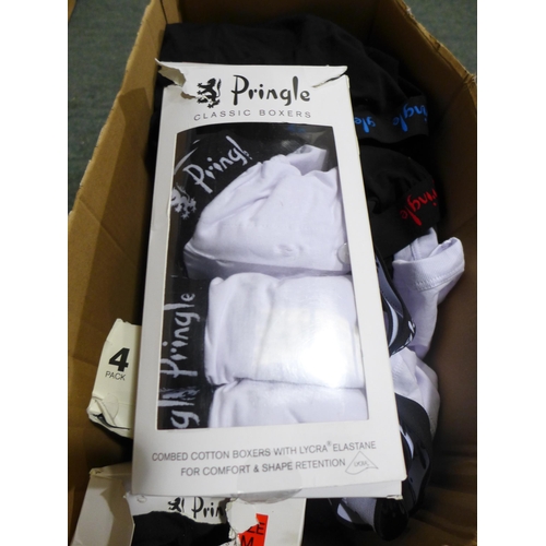 3351 - Box of mixed style medium Pringle underwear * this lot is subject to VAT