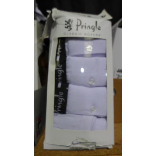 3356 - Box of mixed style X Large Pringle underwear * this lot is subject to VAT