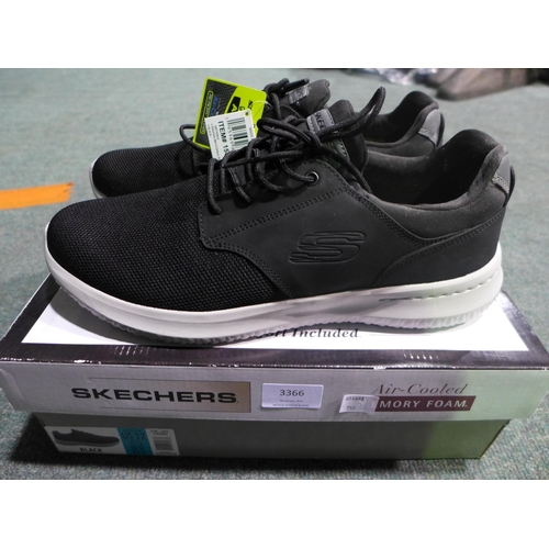 3366 - Pair of Skechers Delson trainers (UK size 11) * this lot is subject to VAT