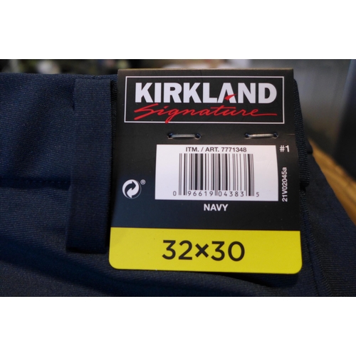 3032 - Box of black/navy KS trousers (size 34 x 32 waist) * this lot is subject to VAT