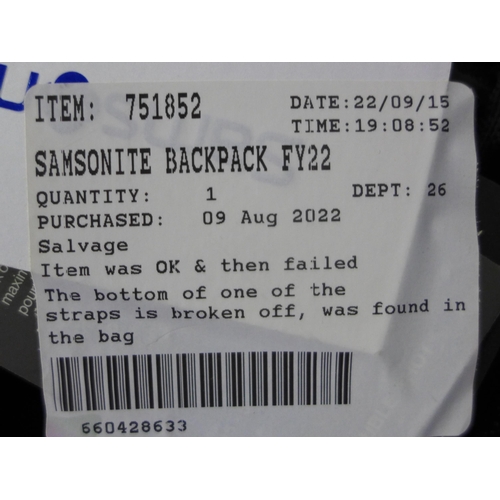 3058 - Samsonite Modern Utility Backpack  (278-93) * This lot is subject to VAT