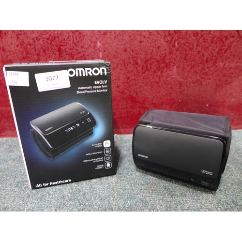 3077 - Omron Evolv Wireless BPM blood pressure monitor  (278-110) * This lot is subject to VAT