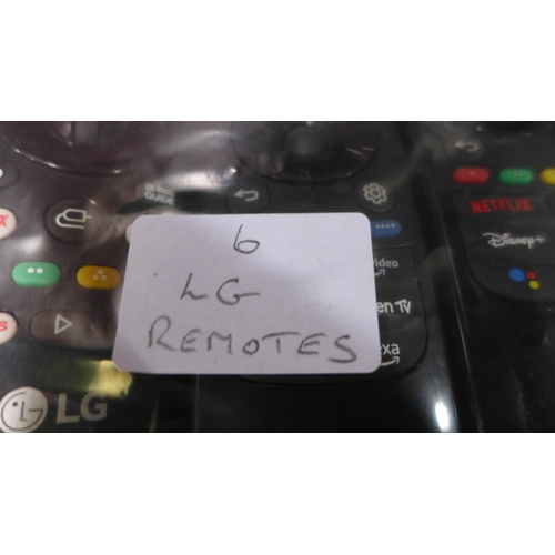 3101 - 6 Various LG remote controls & 3 TCL remote controls  * This lot is subject to vat