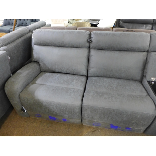 1471 - Paisley Fabric Sectional corner Power Recliner With Power Head, Original RRP - £2166.66 +VAT (4158-2... 