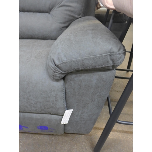 1472 - Kuka Fabric 2 Seat Sofa Power Recliner, Original RRP - £916.66 +VAT (4158-11) *This lot is subject t... 