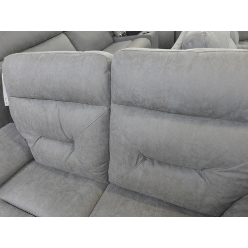 1472 - Kuka Fabric 2 Seat Sofa Power Recliner, Original RRP - £916.66 +VAT (4158-11) *This lot is subject t... 