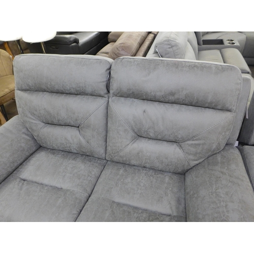 1473 - Kuka Fabric 2 Seat Sofa Power Recliner, Original RRP - £916.66 +VAT (4158-10) *This lot is subject t... 