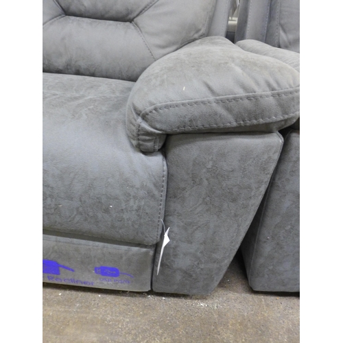 1473 - Kuka Fabric 2 Seat Sofa Power Recliner, Original RRP - £916.66 +VAT (4158-10) *This lot is subject t... 