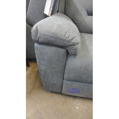 1475 - Kuka Fabric Recliner Grey power Recliner, Original RRP - £499.99 +VAT (4158-13) *This lot is subject... 