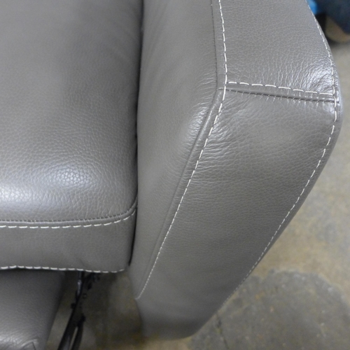 1481 - Natuzzi Pushback leather recliner, Original RRP - £624.99 +VAT (4158-18) *This lot is subject to VAT