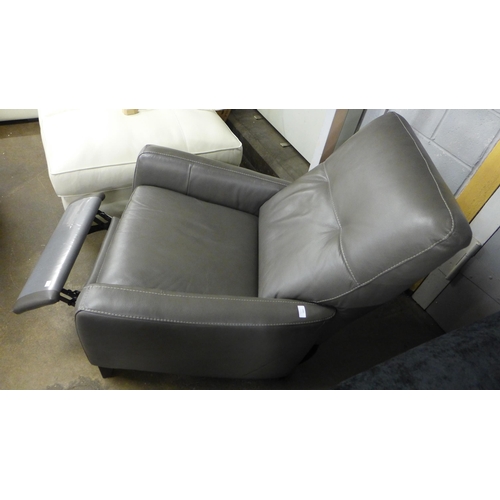 1481 - Natuzzi Pushback leather recliner, Original RRP - £624.99 +VAT (4158-18) *This lot is subject to VAT