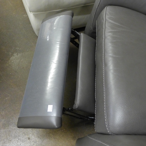 1481 - Natuzzi Pushback leather recliner, Original RRP - £624.99 +VAT (4158-18) *This lot is subject to VAT