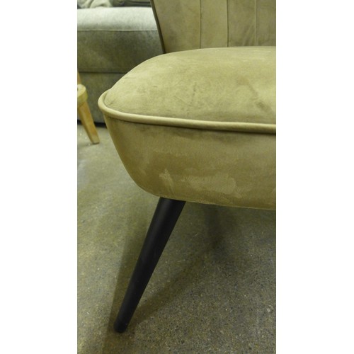 1499 - A Lydel brown shell back side chair, boxed